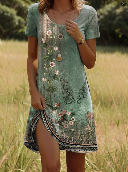 Mabel | Women's Trendy Ethnic Printed Summer Dress