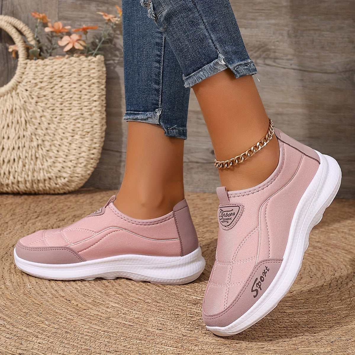 Orthopedic Slip-On Soft, Breathable, and Lightweight Women's Trainers