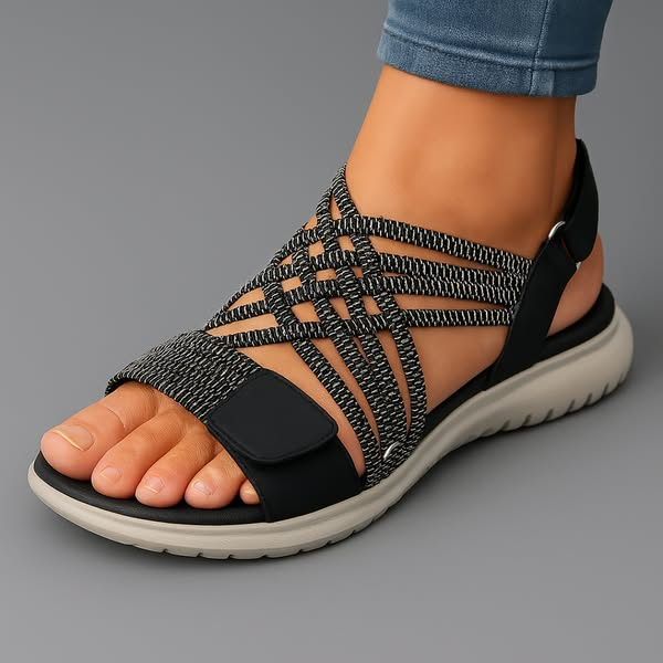 Sanarita | Women's Cushioned Open-Toe Lightweight Orthopedic Sandals