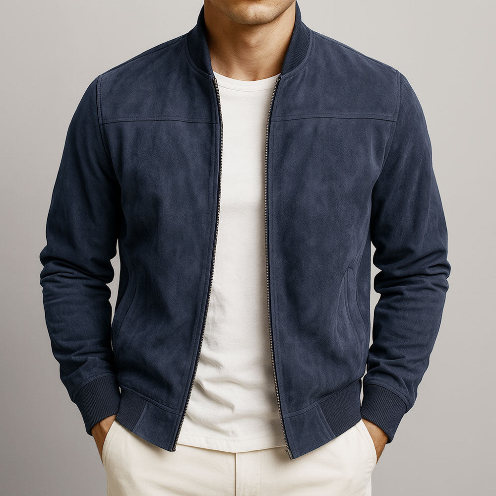 Marius | Men's Classic Urban Jacket with Round Neck