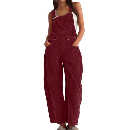 Ethel | Women's Chic Wide-Leg Barrel Jumpsuit