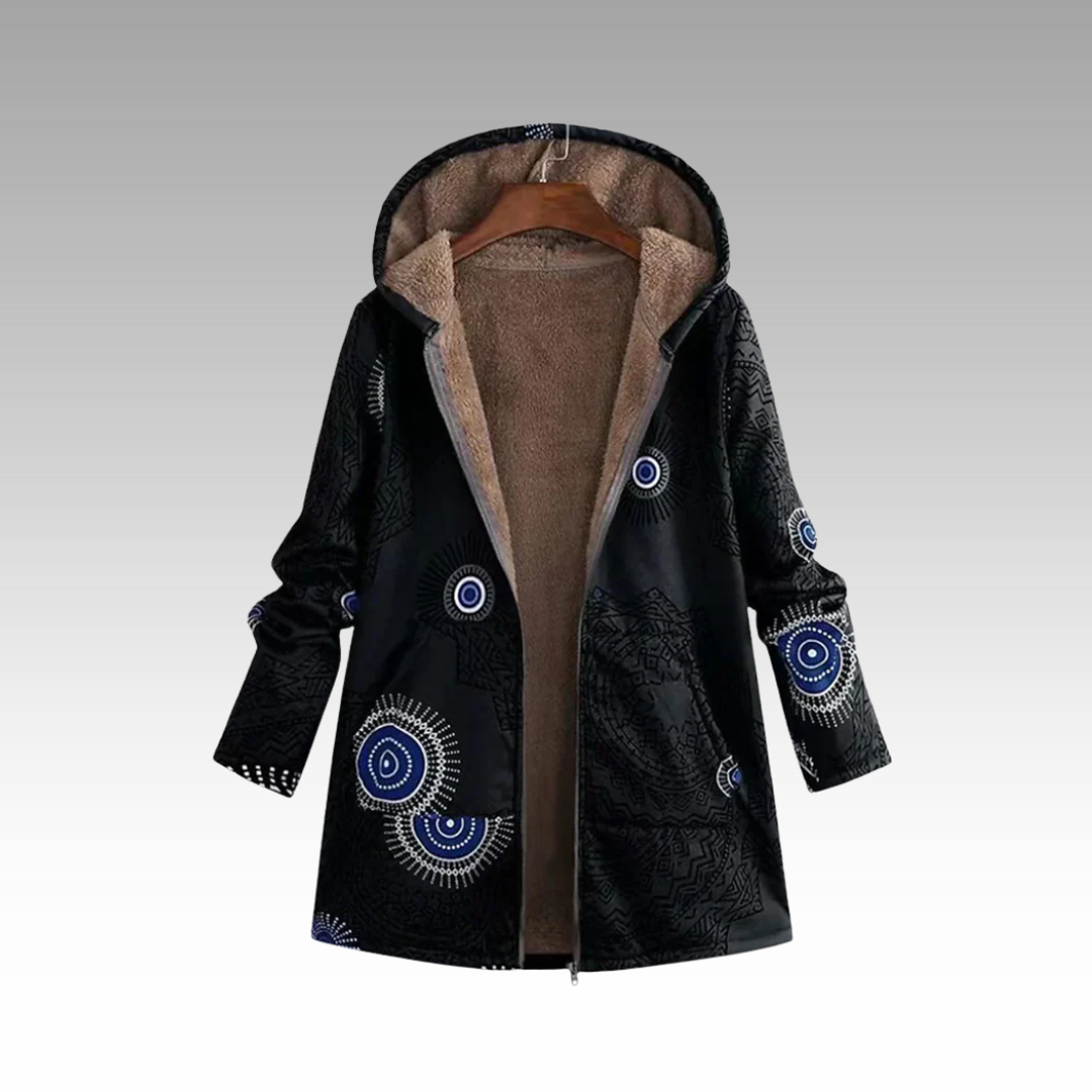 Cozeva | Women's Boho-Inspired Winter Jacket with Pockets