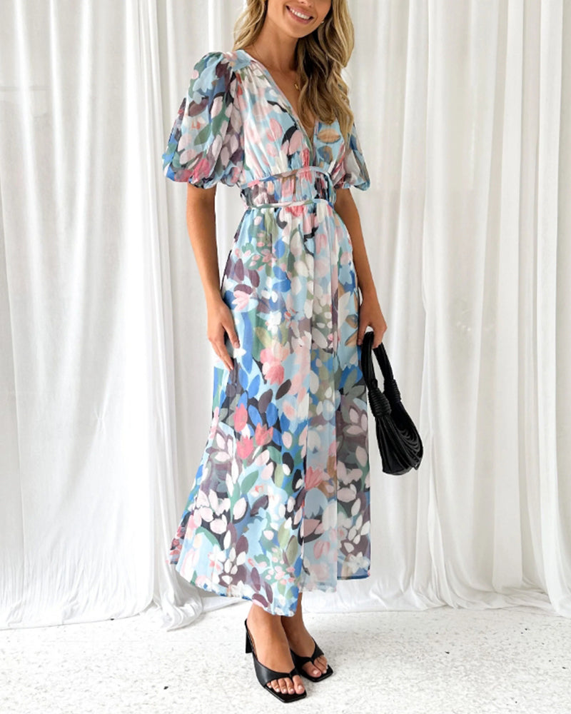 Elvira | Women's Long Boho Style Maxi Dress