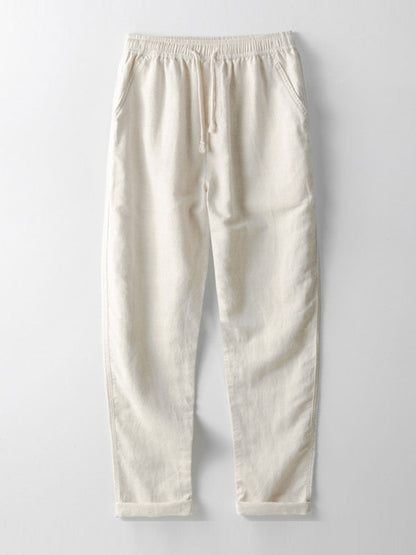 Men's Button-Up Shirt and Straight Leg Trousers in Blend