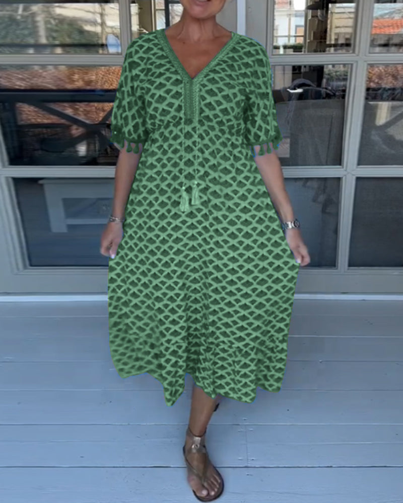 Tina | Women's Printed Casual Midi Dress