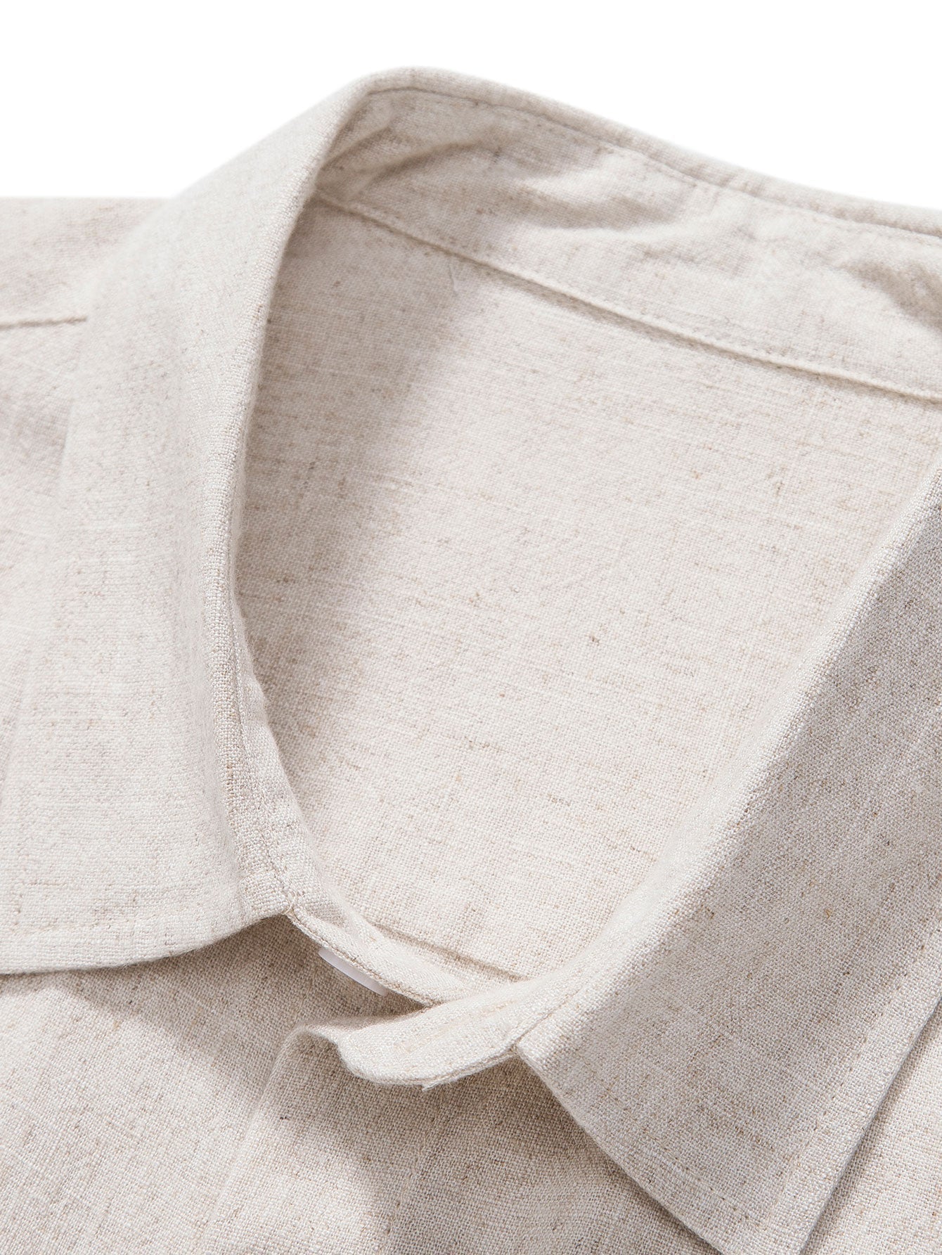 Men's Button-Up Shirt and Straight Leg Trousers in Blend