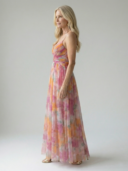 Isel | Women's Soft Wrap Maxi Dress