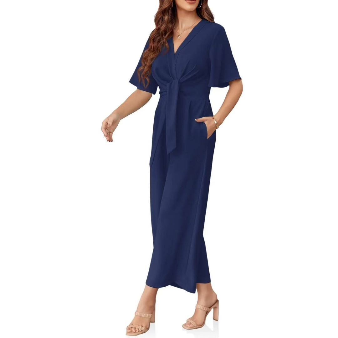 Gabriella | Women's Elegant Summer Tie Knot Jumpsuits