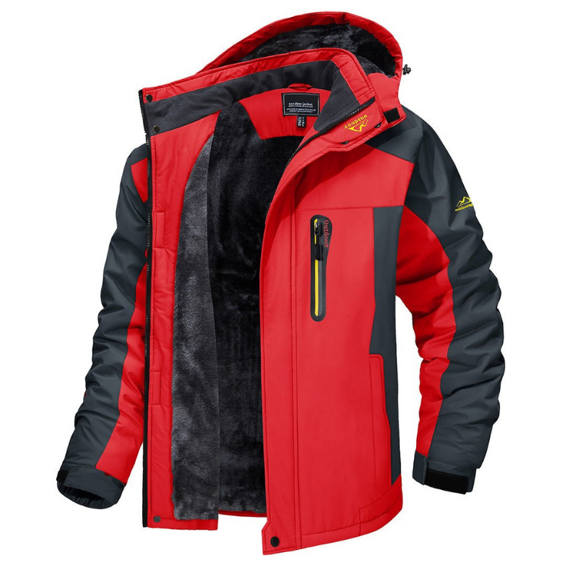 Men's Winter Outdoor Jacket with Pockets