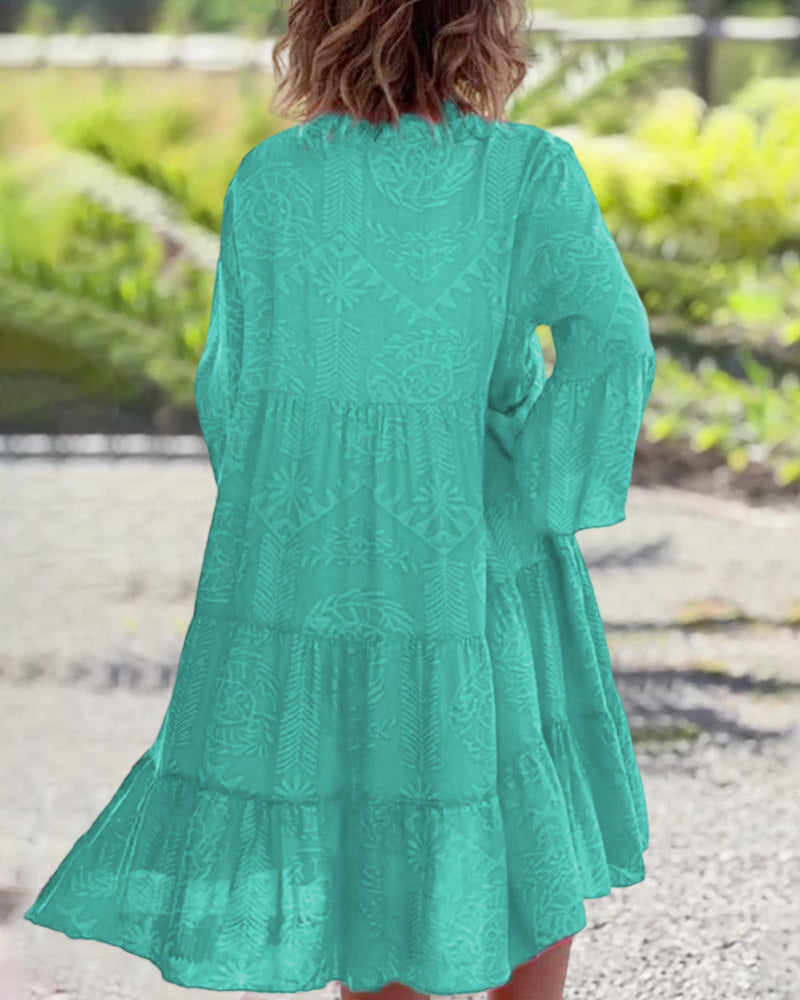 Joyce | Women's Relaxed Elegant Boho Chic Midi Dress