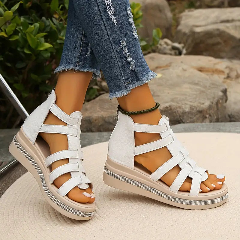 Neri | Women's Cushioned Open-Toe Elegant Orthopedic Sandals