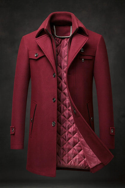 Men's Fairmont Overcoat Jacket with Pockets