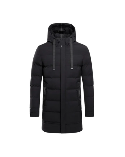 Men's Gianluca Long Winter Jacket with Long Sleeve