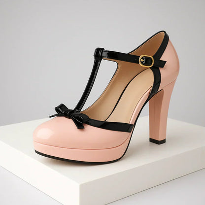Chel | Women's Cushioned Buckle Orthopedic Heels with Arch Support