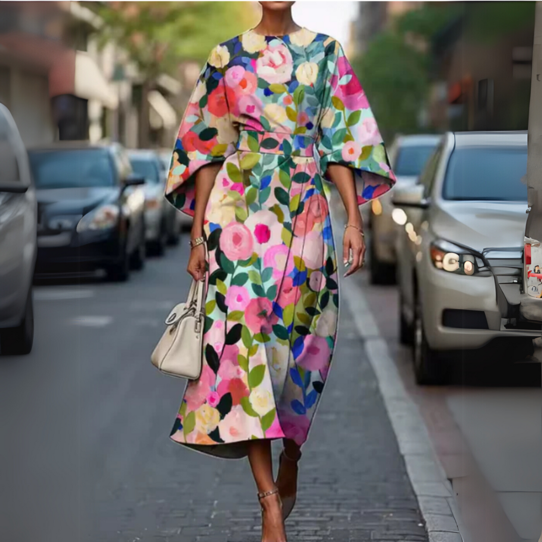 Liliana | Women's Easygoing Daily Midi Dress