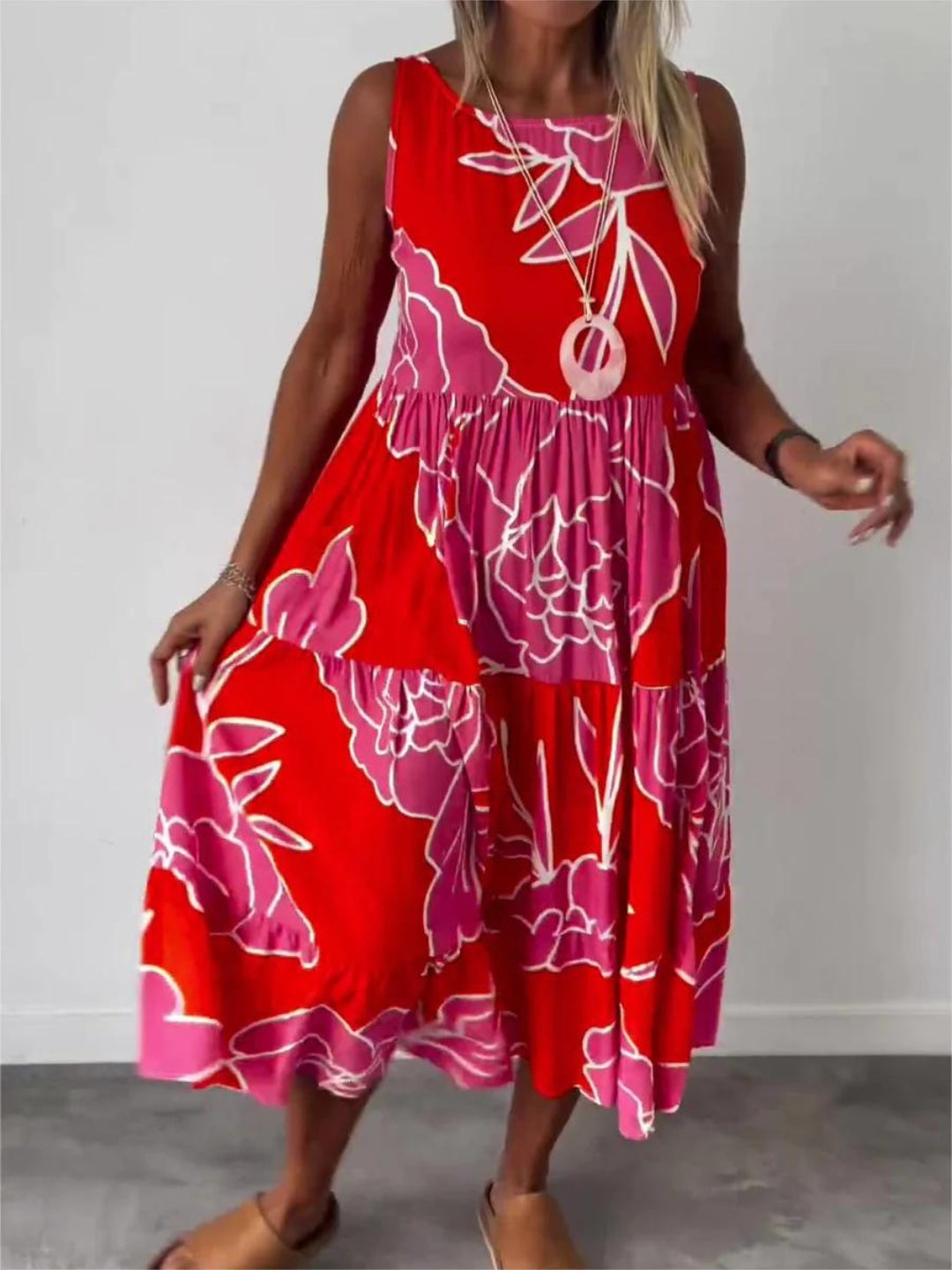 Fiorella | Women's Floral Midi Dress