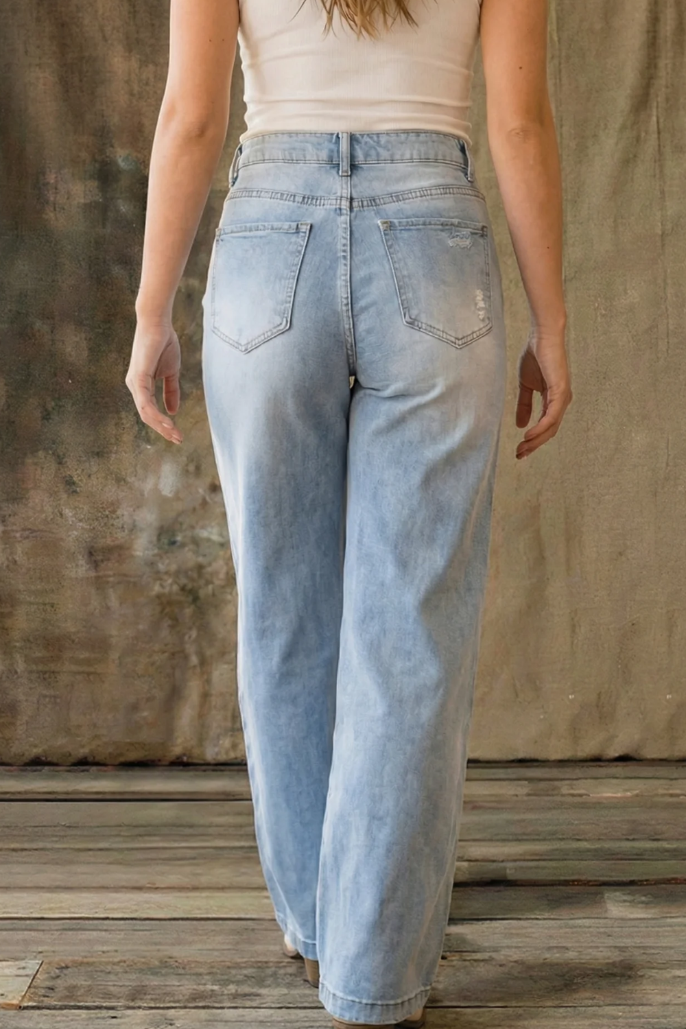 Clarissa | Women's Retro High Waist Denim Jeans