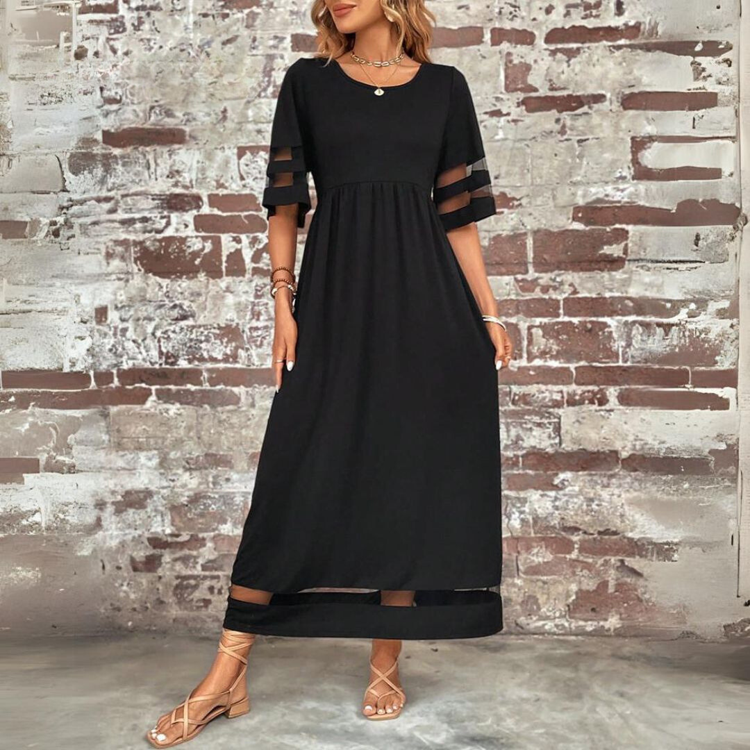Nadia | Women's Tummy Coverage Midi Dress