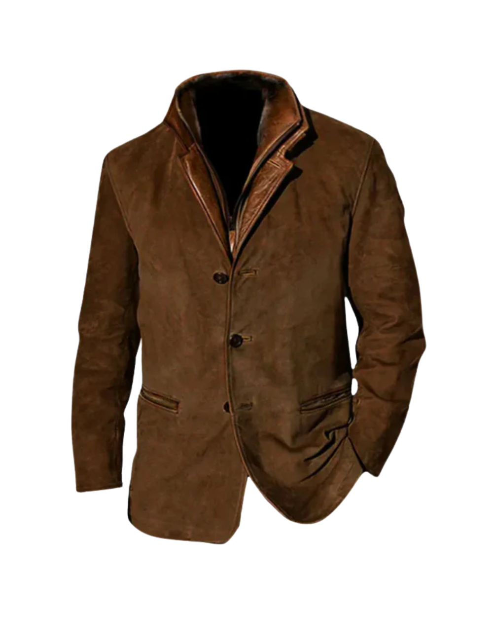 Men's Vintage Jacket with Long Sleeve
