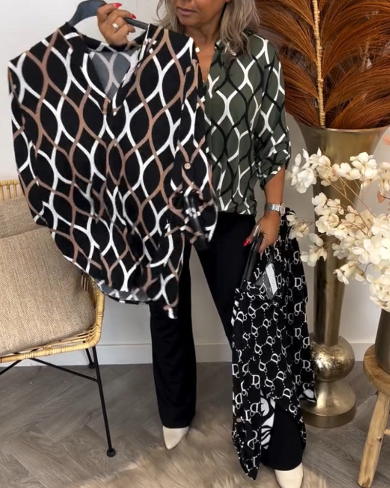 Janny | Women's Relaxed Casual Long-Sleeve Blouse