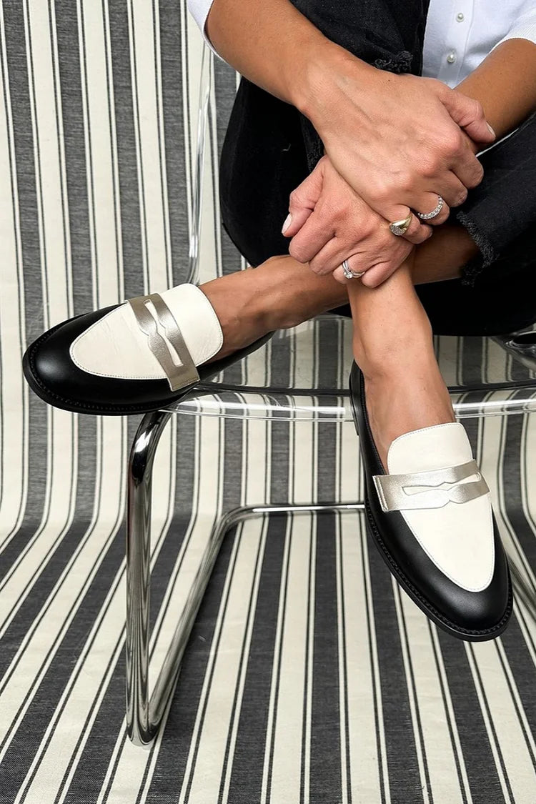 Women's Slip-On Monochrome Classic Loafers