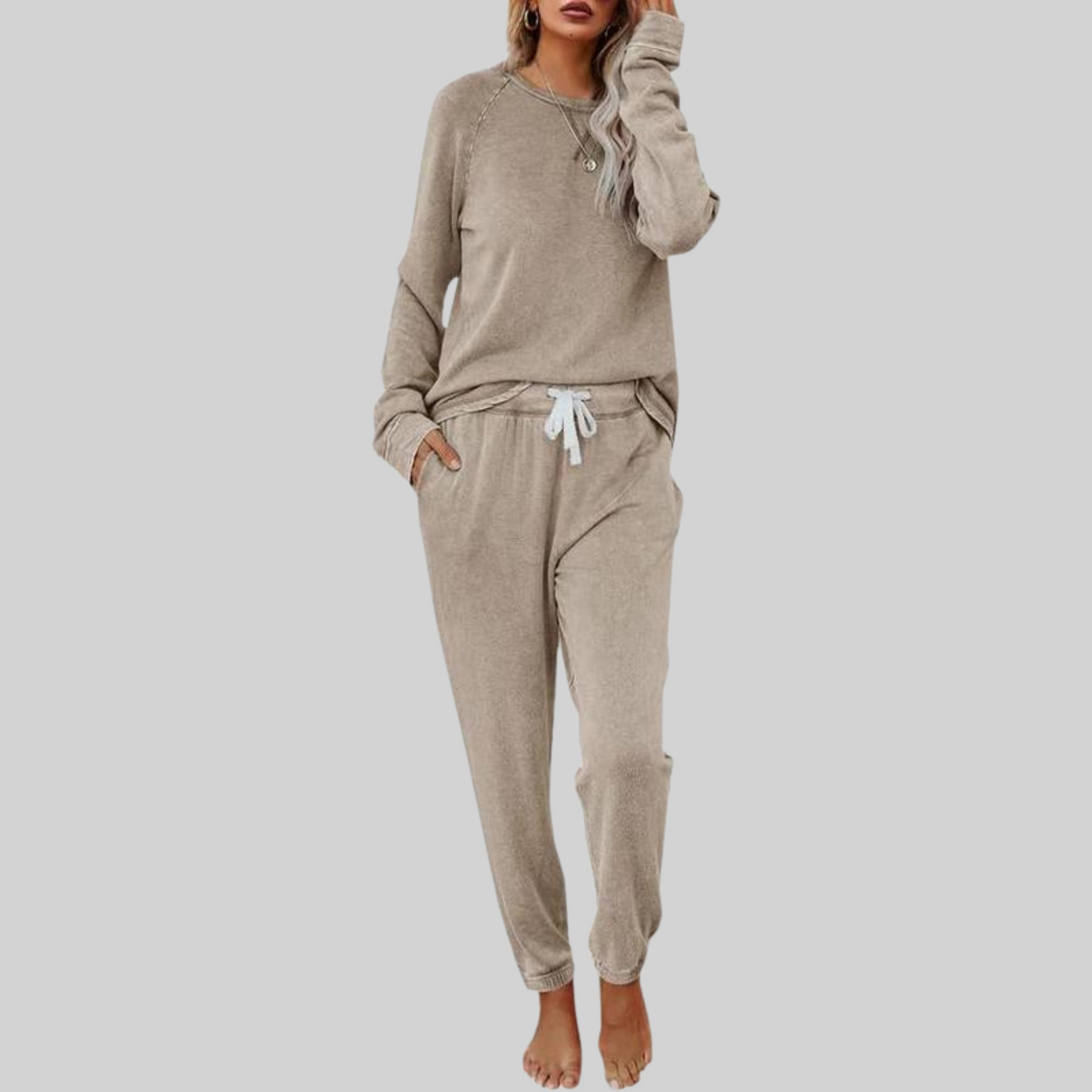 Josie | Women's Casual Long Sleeve & Sweatpants Set