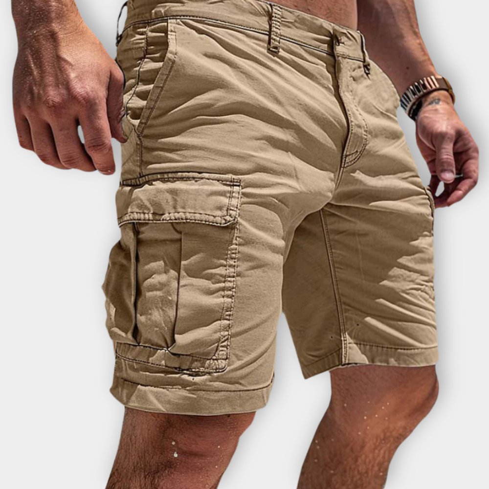Tharnulf | Men's Cargo Shorts with Flap Pockets