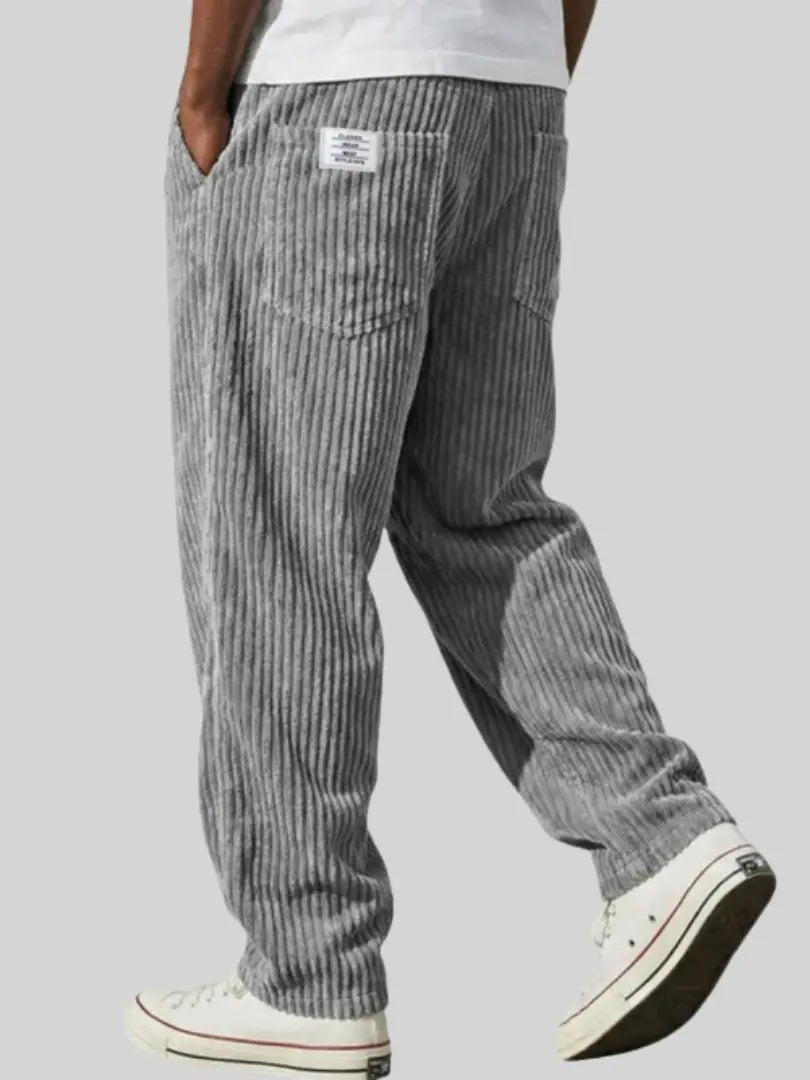 Laurent Monaco | Men's Trousers with Pockets and Drawstring