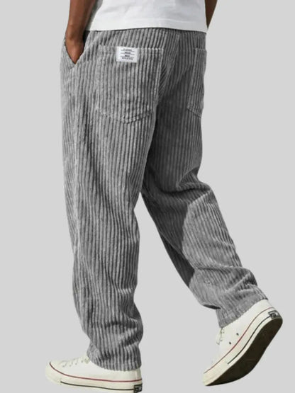 Laurent Monaco | Men's Trousers with Pockets and Drawstring