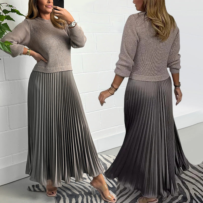 Sophie | Women's Elegant Pleated Midi Dress