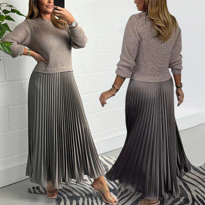 Sophie | Women's Elegant Pleated Midi Dress