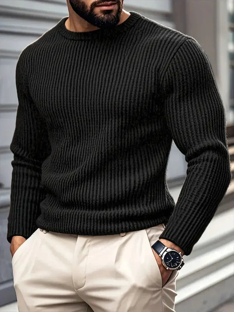 Men's Relaxed Brit & Boho | Logan Luxe Jumper