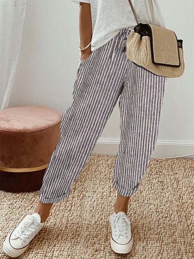 Tracy | Women's Relaxed Lightweight Trousers with Pockets