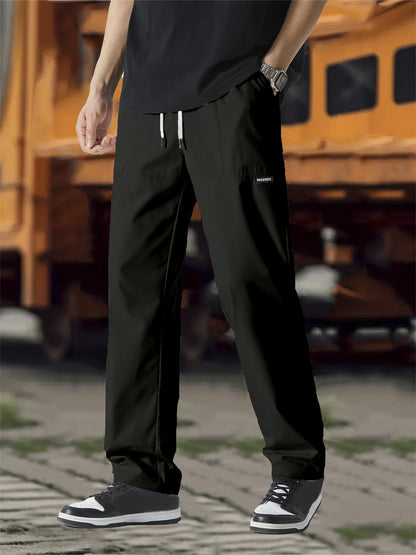 Gideon | Men's Relaxed Straight Leg Joggers with Drawstring