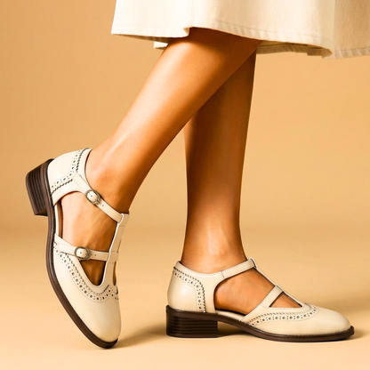 Lucienne | Leather Mary Janes