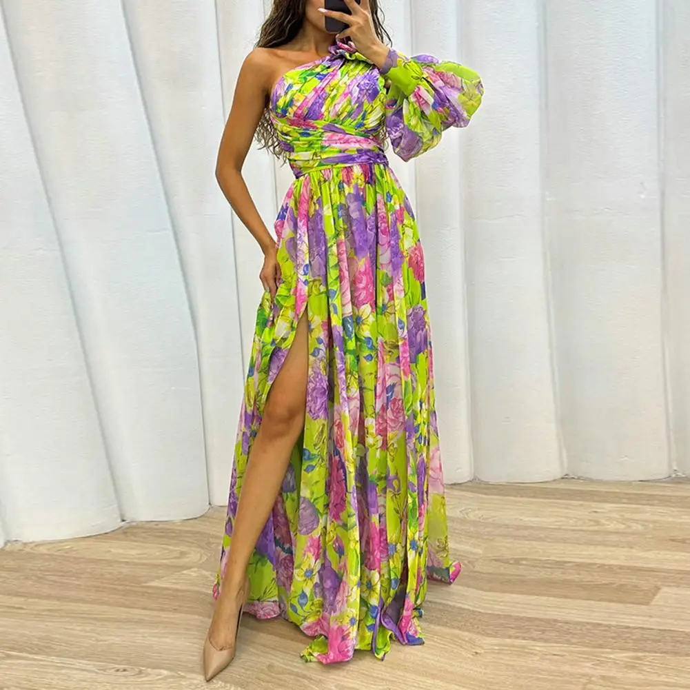 Lila | Women's One-Shoulder Maxi Dress