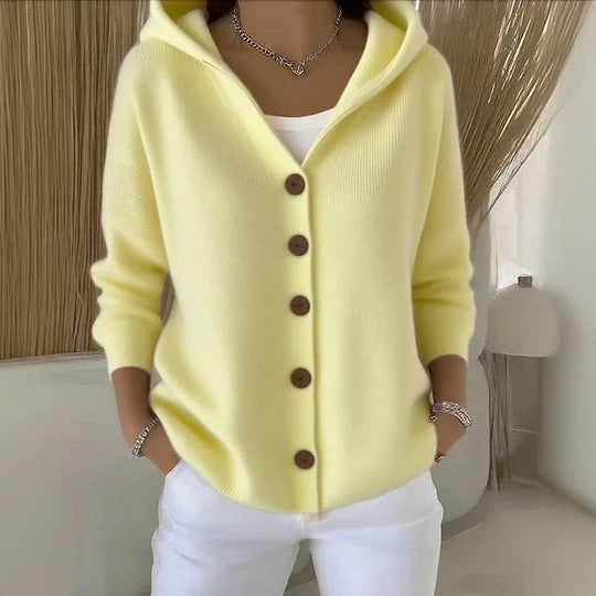 Teri | Women’s Long Sleeve Cardigan with Hooded