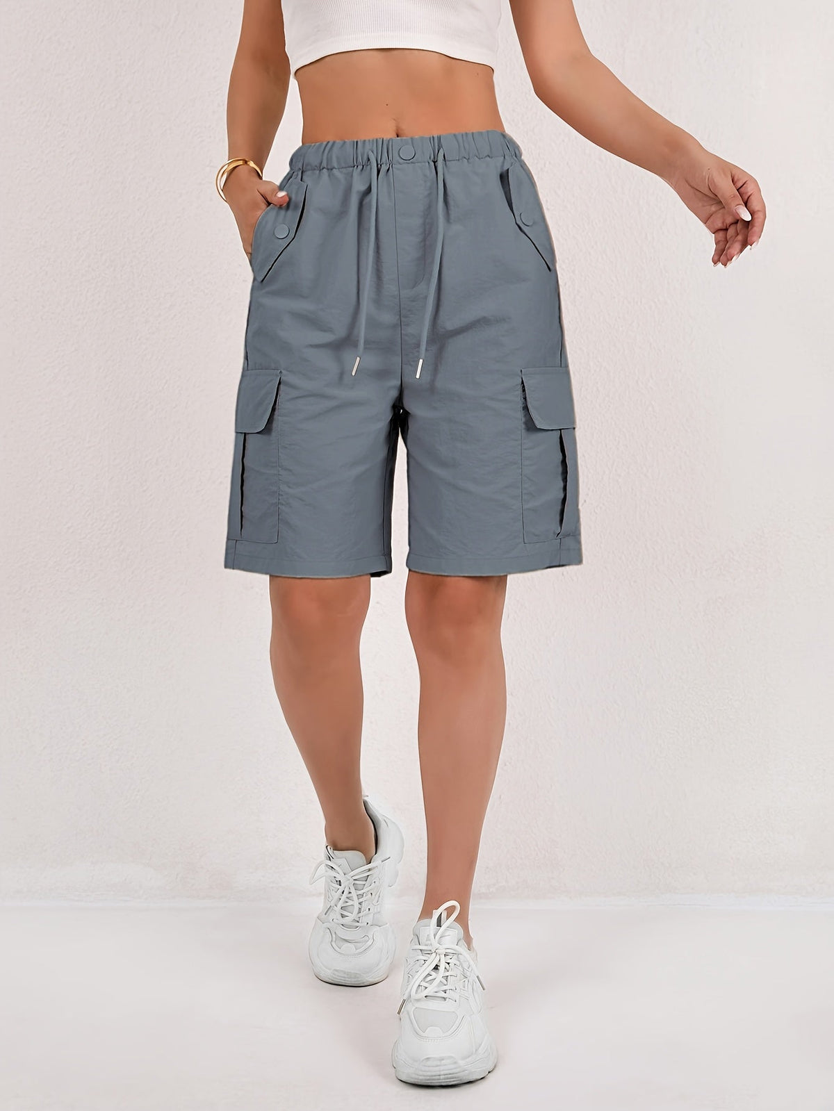Via | Women's Relaxed Lightweight Quick-Dry Cargo Shorts with Pockets