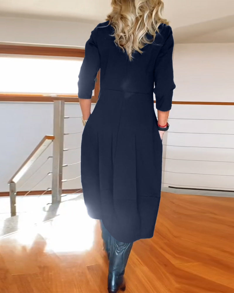 Sara | Women's Chic and Cozy Midi Dress