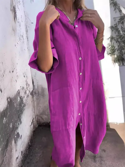 Paige | Women's Buttoned Breeze Midi Dress