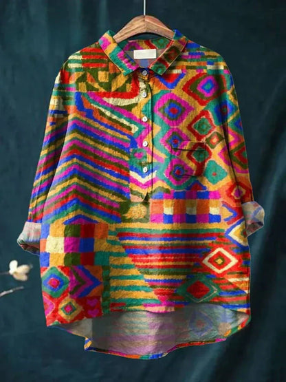 Hippie | Longline Peace Art Shirt