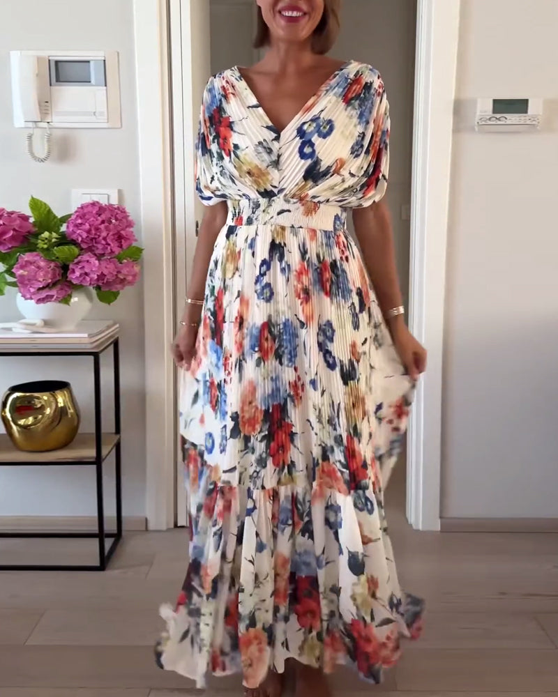 Florelle | Women's Elegant Floral Maxi Dress