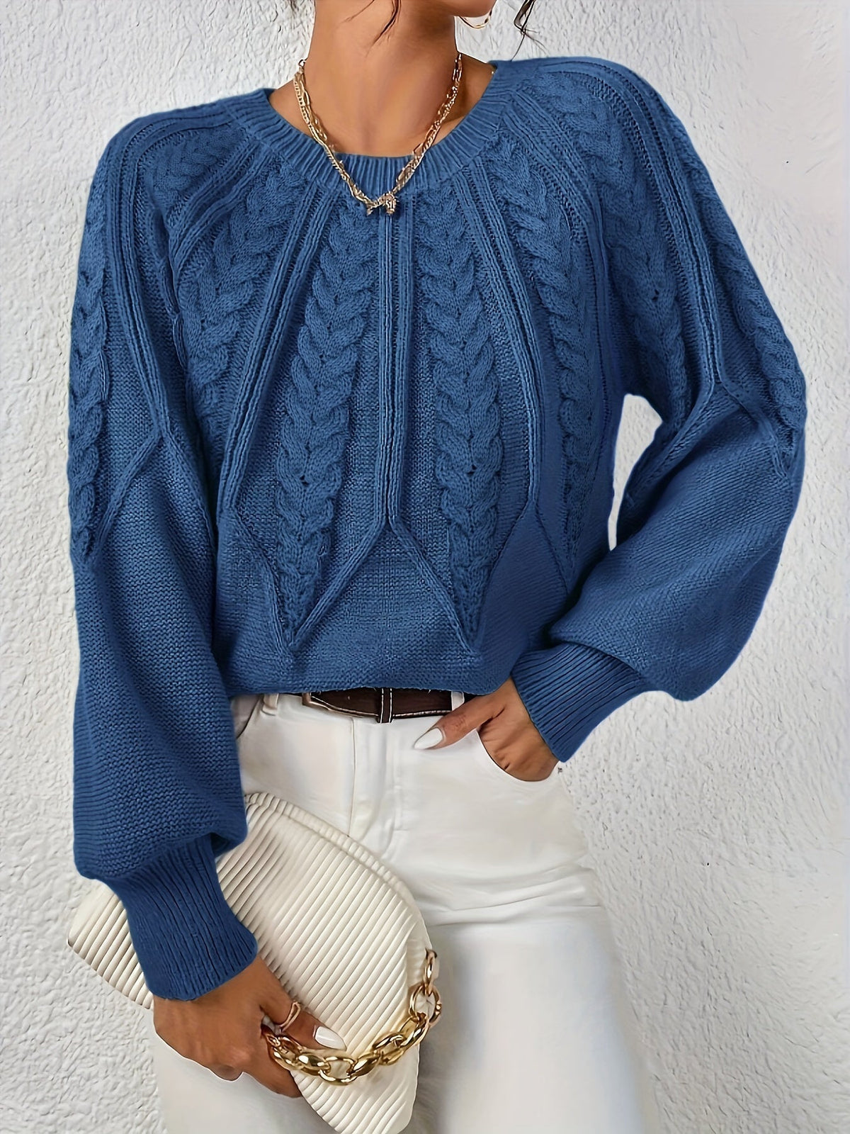 Jane | Women's Relaxed Elegant Long Sleeved Pullover Jumper
