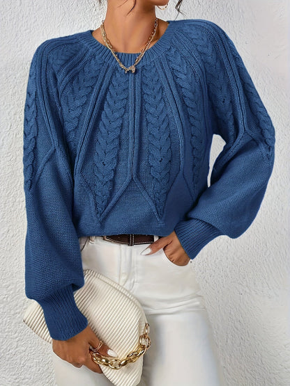 Jane | Women's Relaxed Elegant Long Sleeved Pullover Jumper