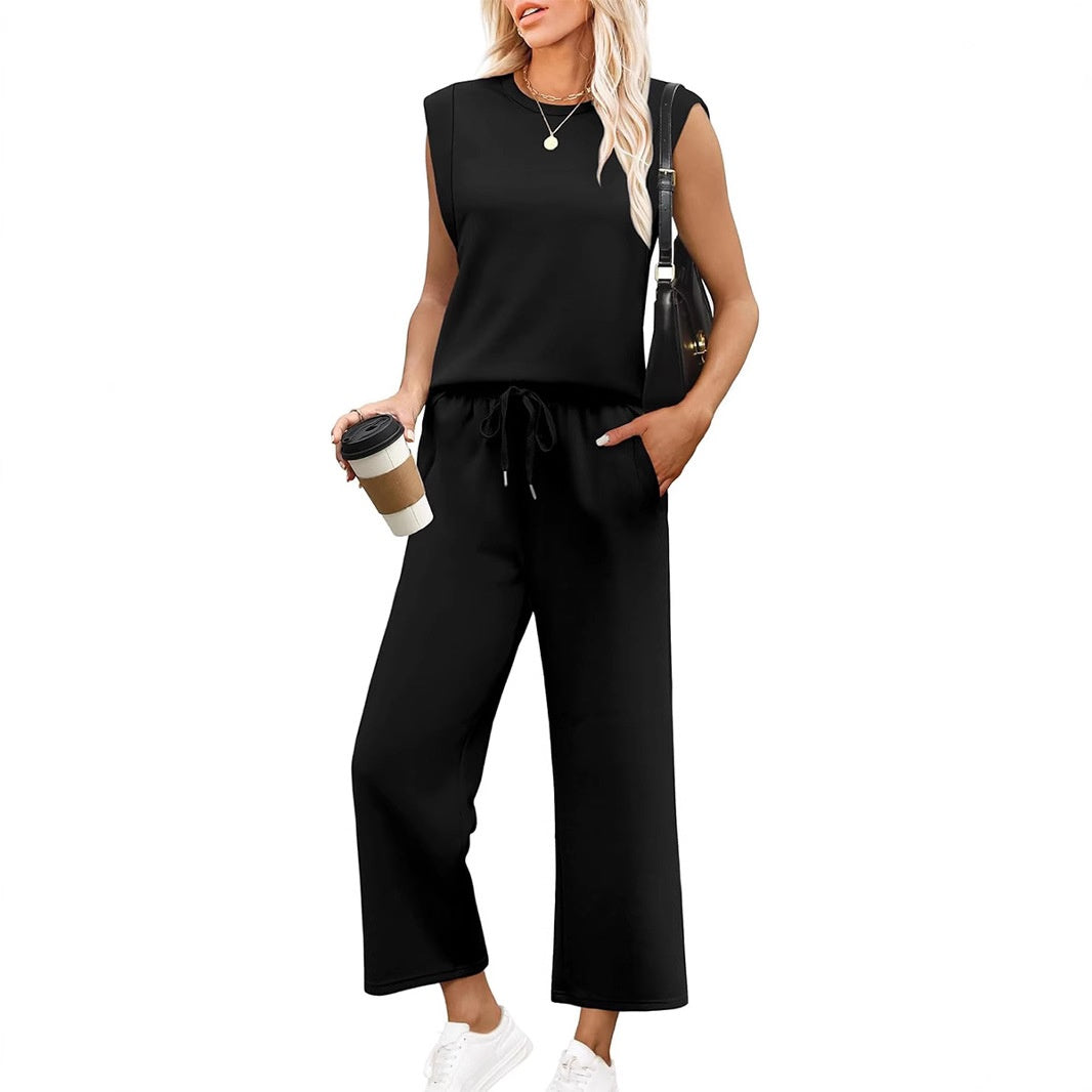 Neri | Women’s Two-Piece Lounge Set with Pockets and Drawstring
