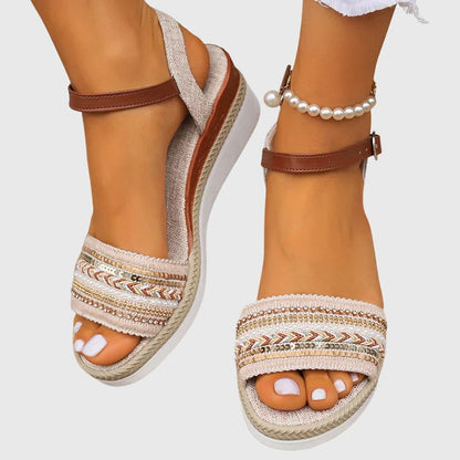 Joselyn | Women's Cushioned Open-Toe Summer Orthopedic Sandals