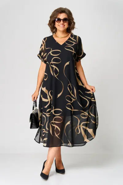 Nora | Women's Relaxed Elegant & Comfortable Midi Dress