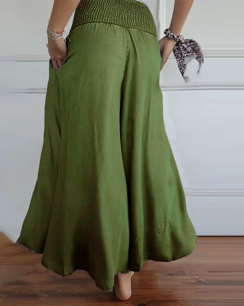 Irene | Women's Comfy Wide-Leg Trousers