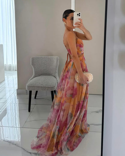Valerie | Women's Elegant Floral Maxi Dress