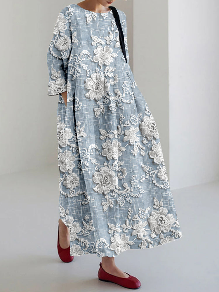 Anovia | Women's Graceful Printed Maxi Dress